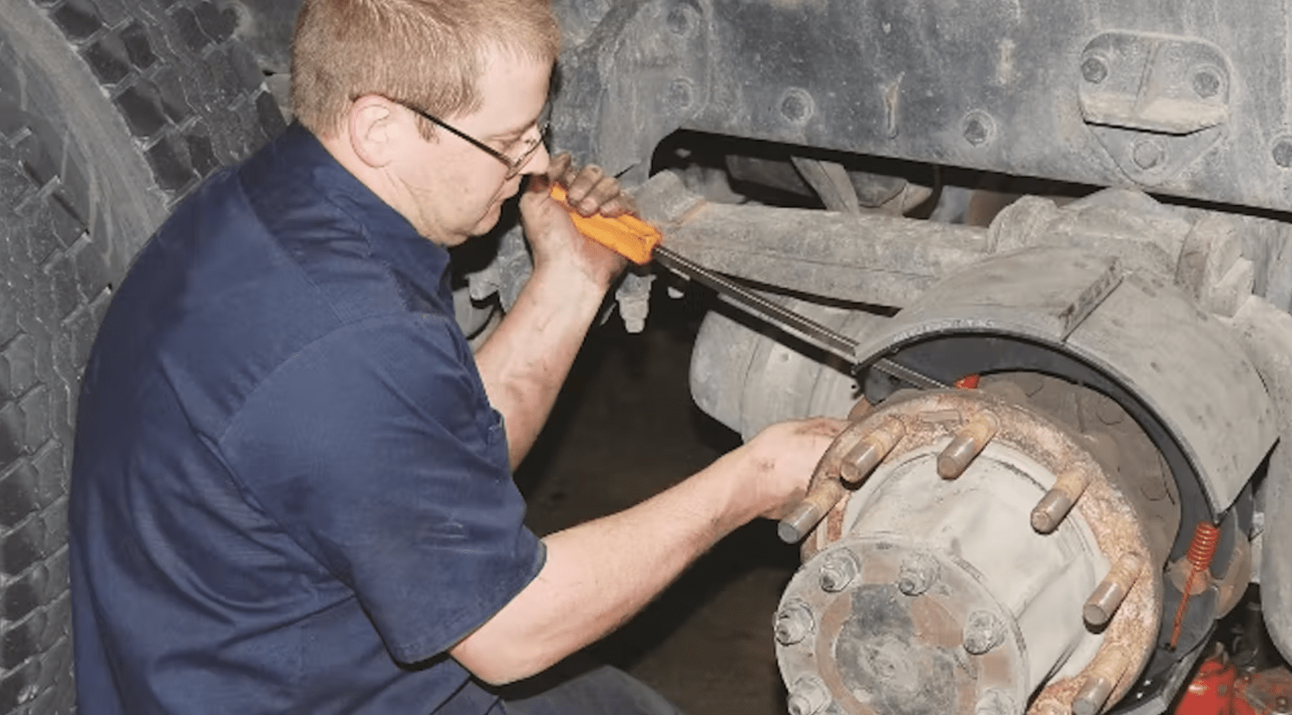 this image shows truck brake services in Gulfport, MS