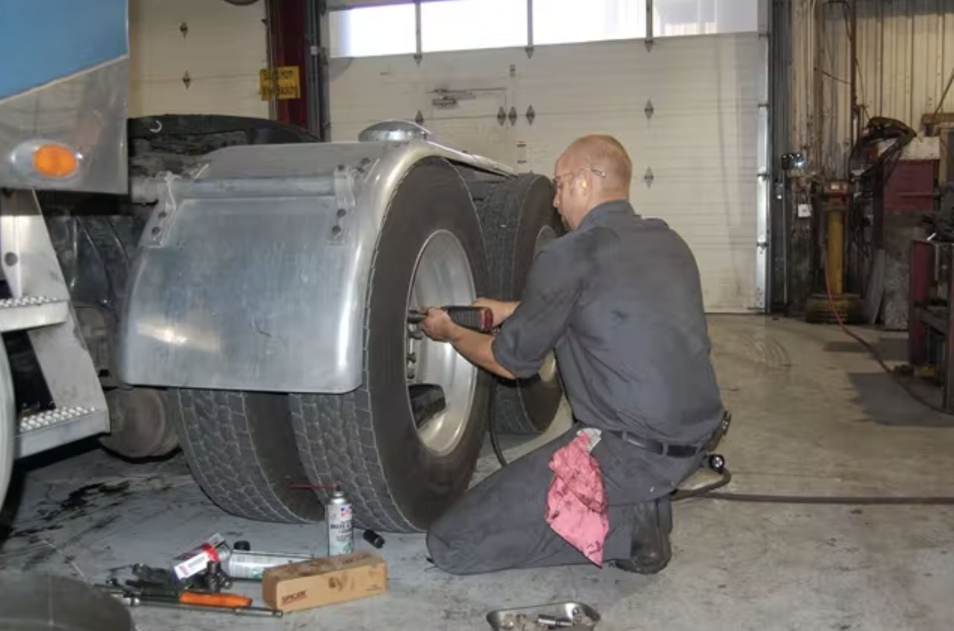 this image shows welding and light body work in Gulfport, MS